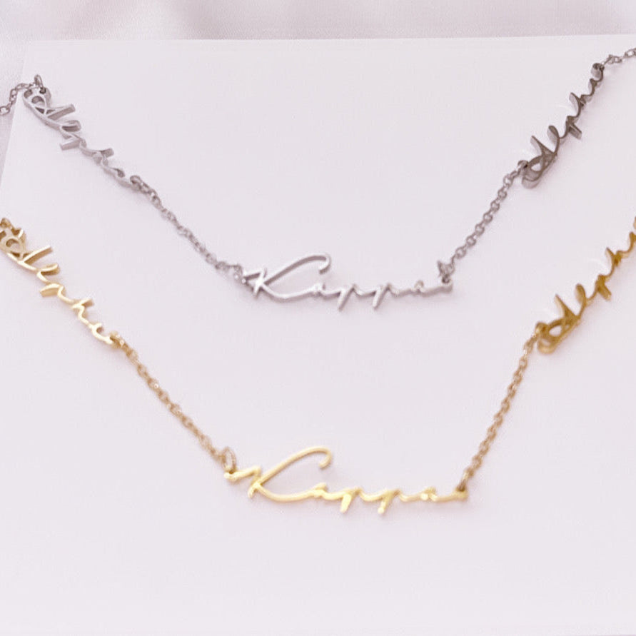 Signature Alpha Kappa Alpha Stainless Steel Necklace