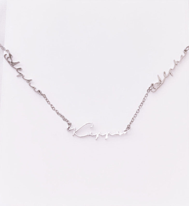 Signature Alpha Kappa Alpha Stainless Steel Necklace