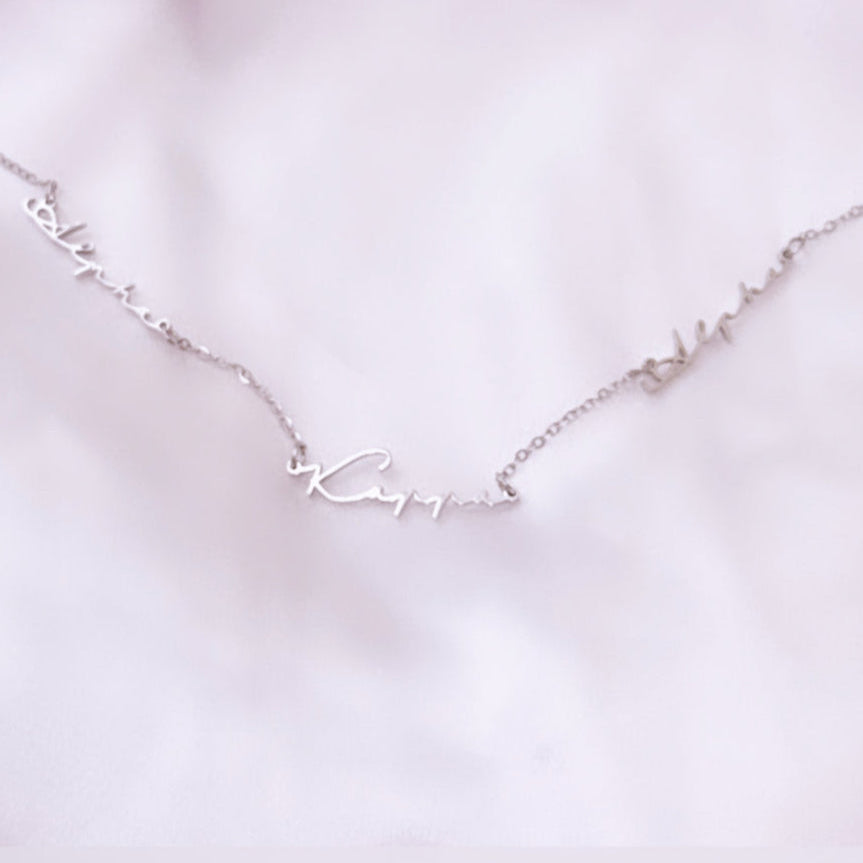 Signature Alpha Kappa Alpha Stainless Steel Necklace