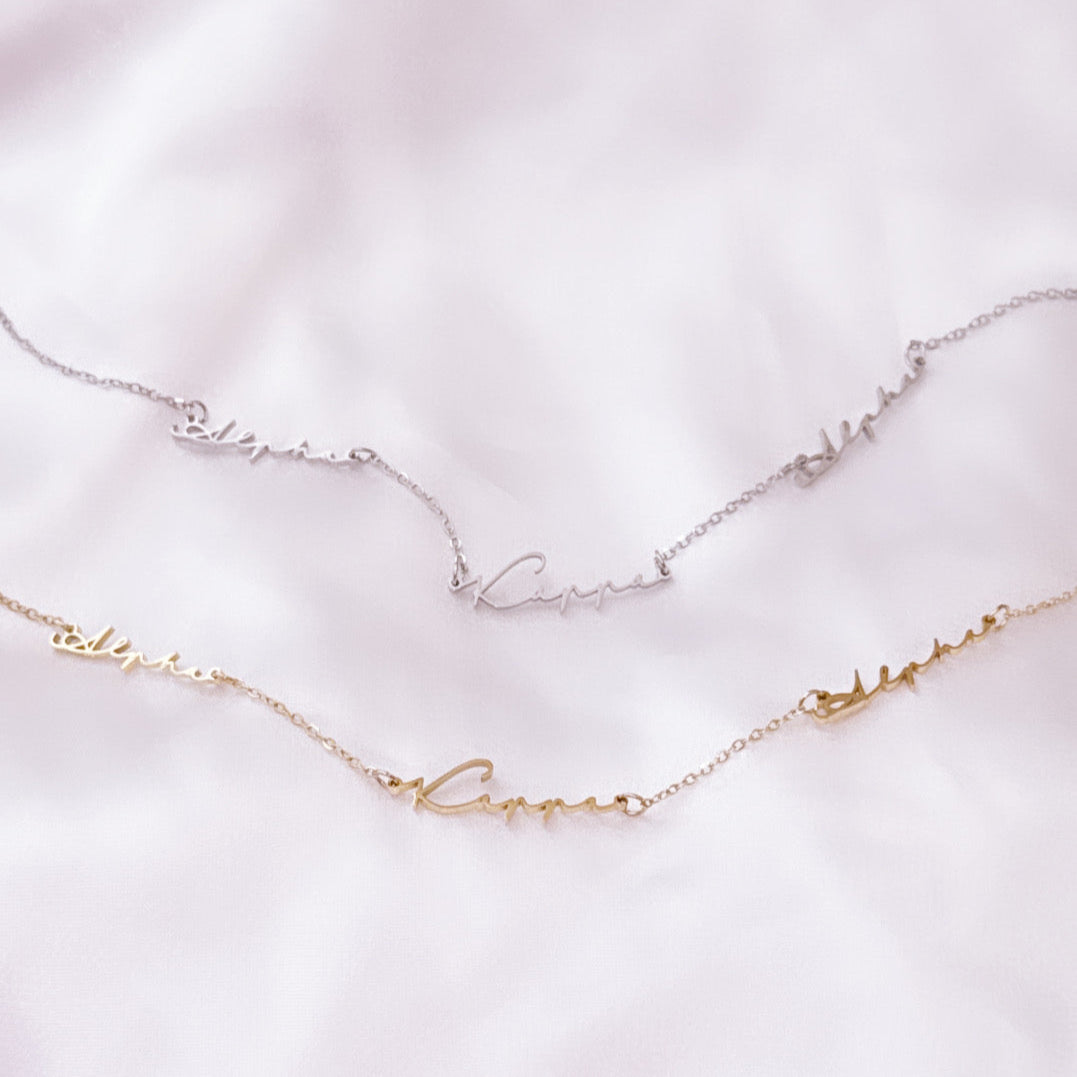 Signature Alpha Kappa Alpha Stainless Steel Necklace