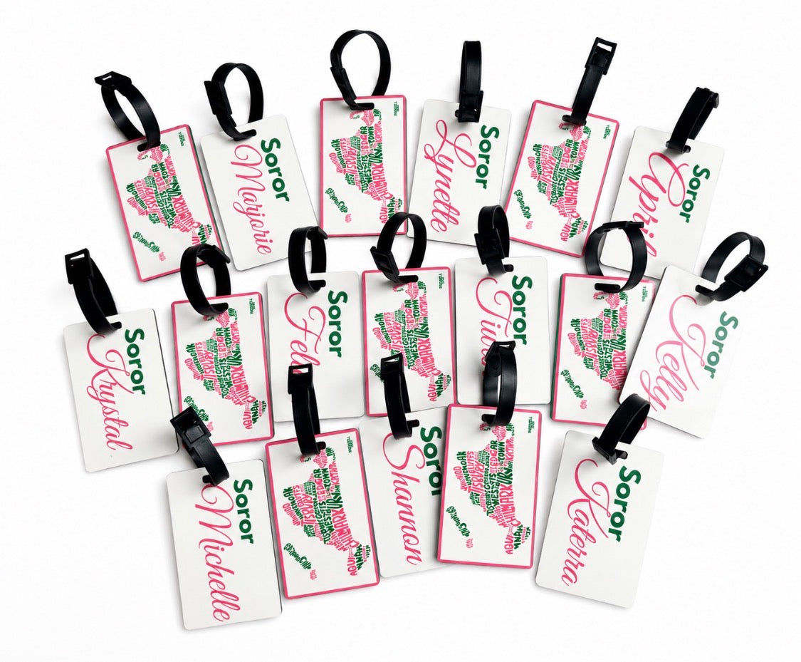 Personalized Martha’s Vineyard Luggage Tag Double Sided