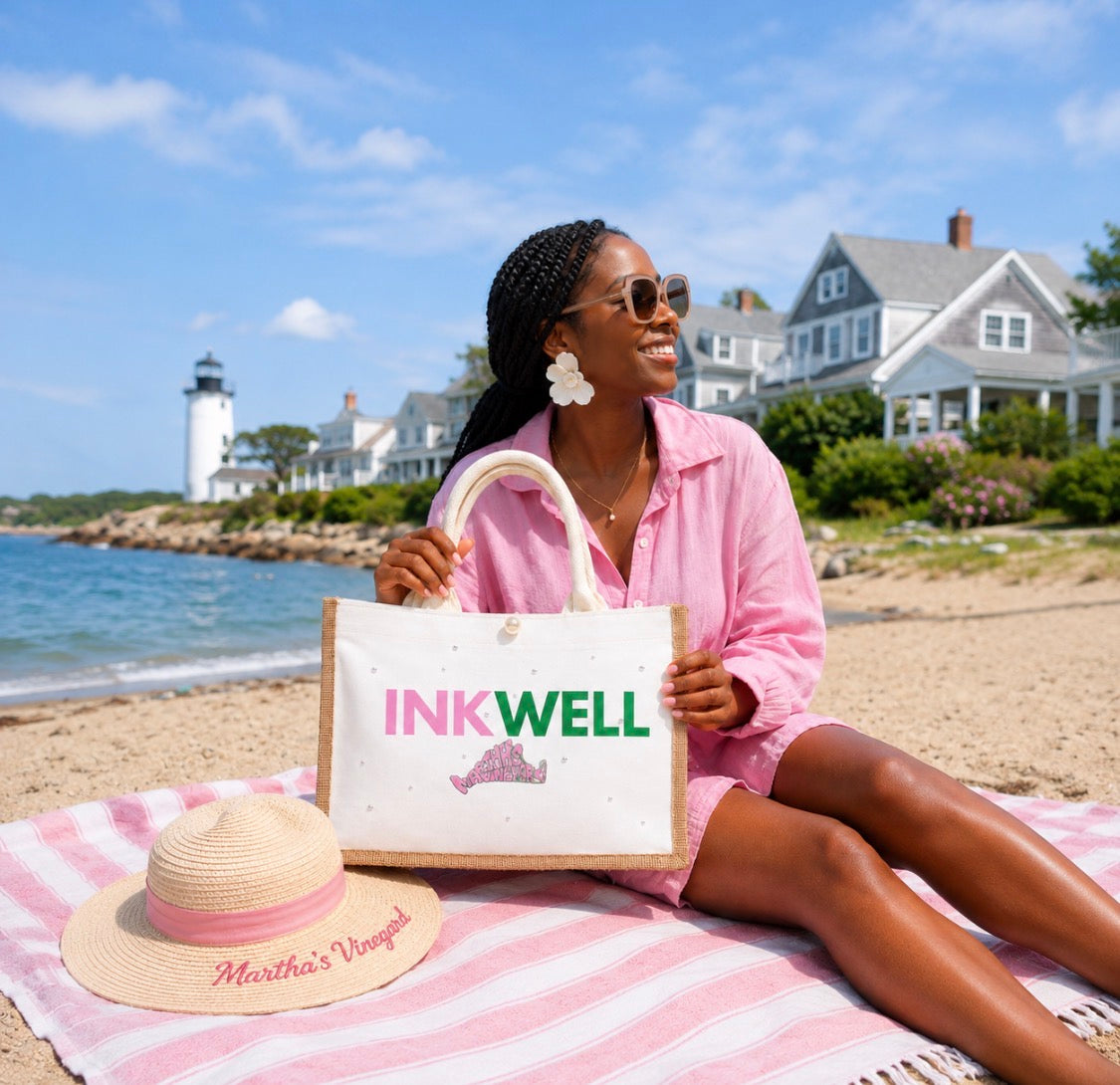 INKWELL Martha’s Vineyard Canvas Tote Bag