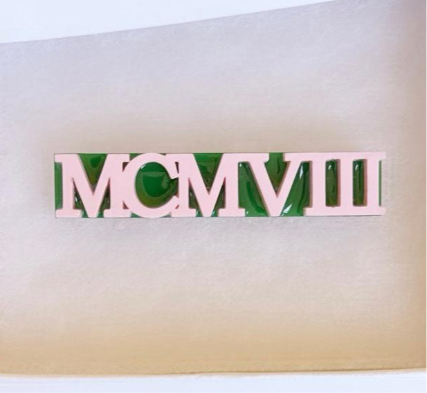 1908 Roman Numeral Brooch