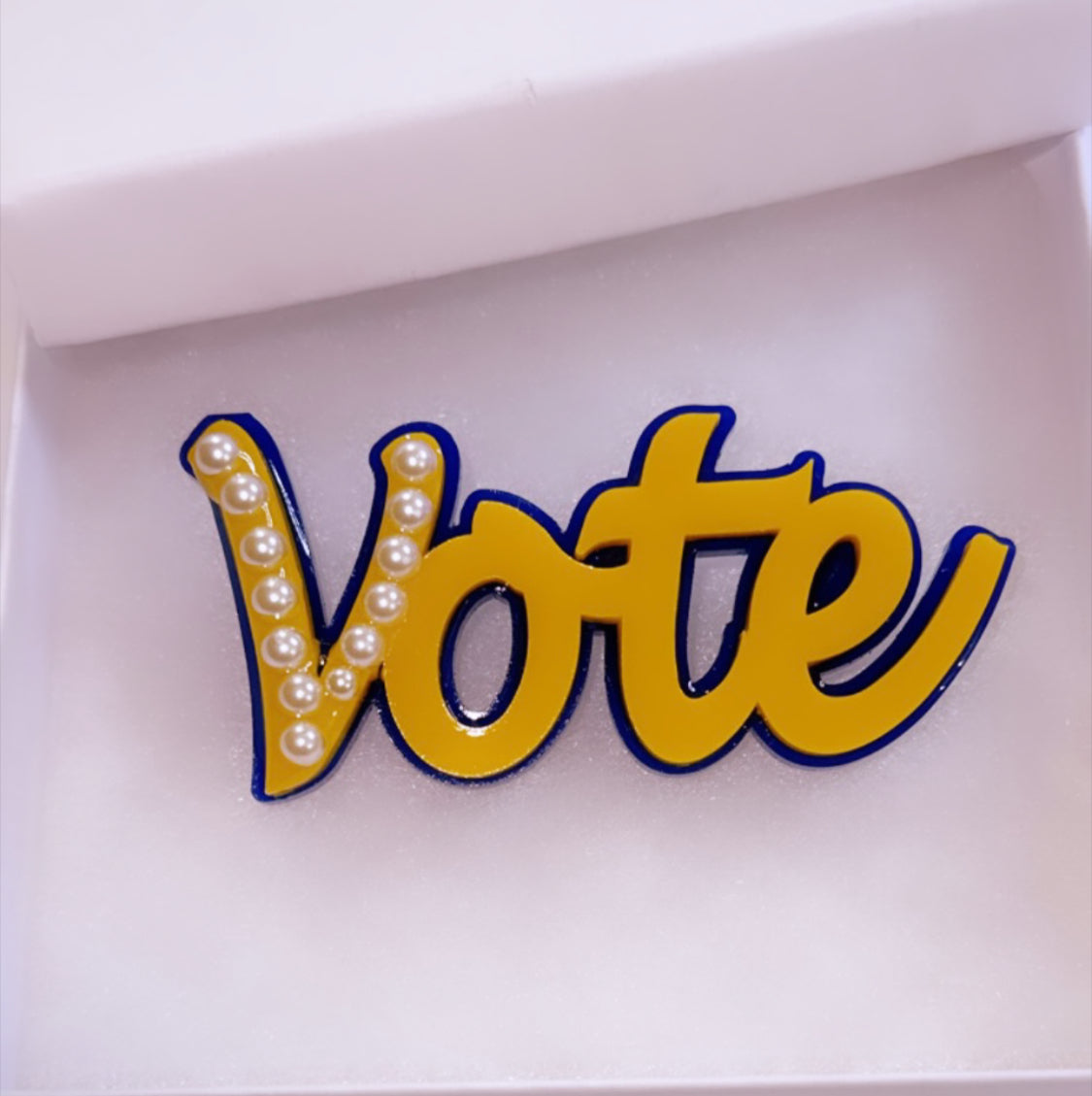 Vote Brooch