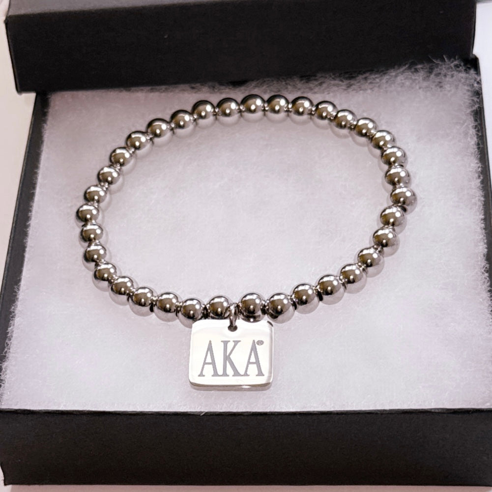 AKA Charmed Beaded Bracelet