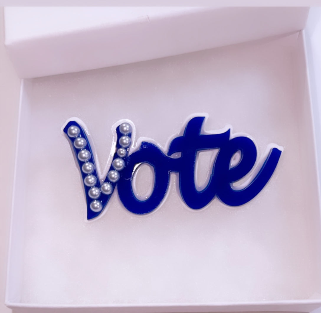 Vote Brooch