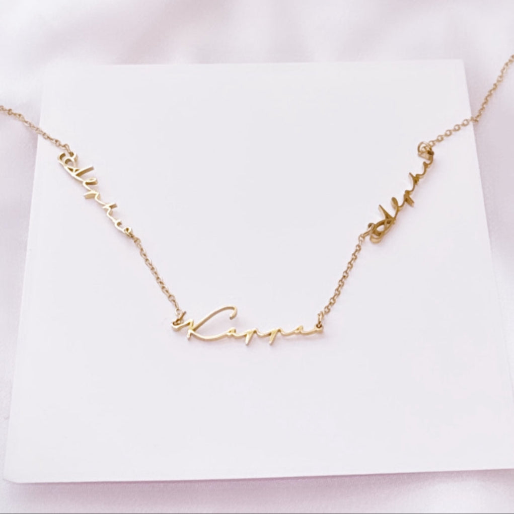 Signature Alpha Kappa Alpha Stainless Steel Necklace