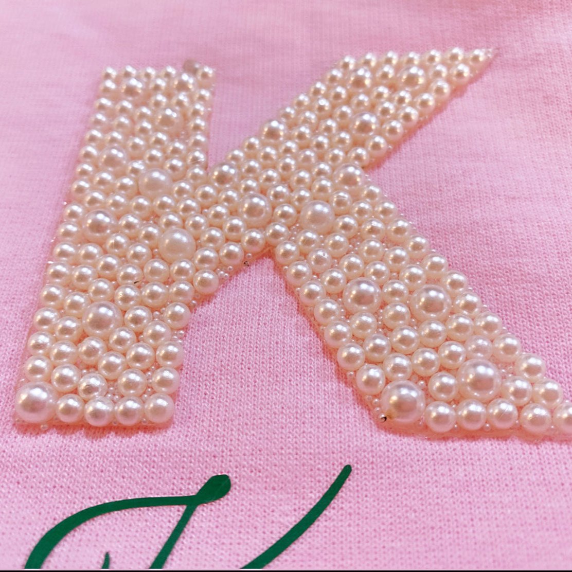 Pearl Embellish sweatshirt.