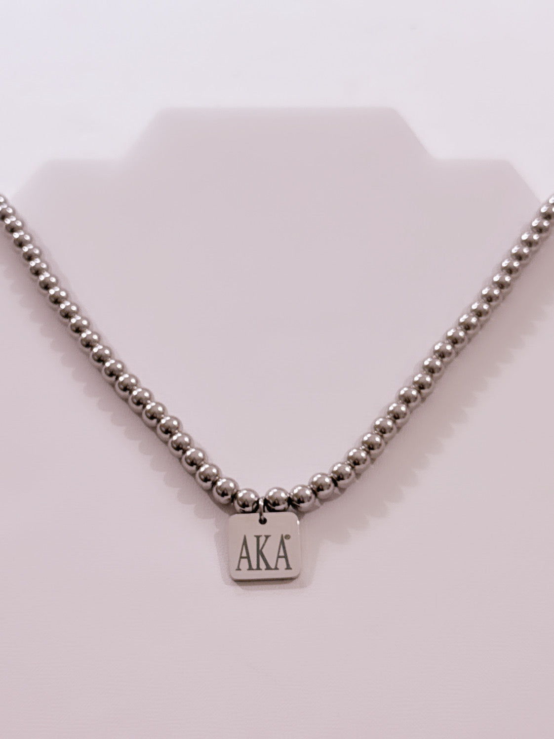 AKA Silver Ball Necklace