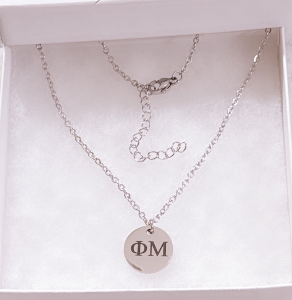 Custom Engraved Stainless Steel Necklace