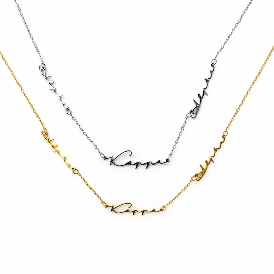 Signature Alpha Kappa Alpha Stainless Steel Necklace