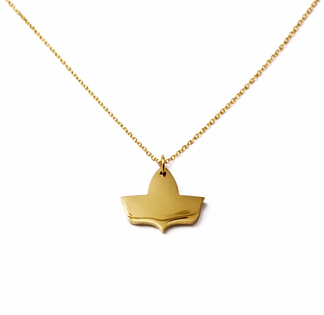 Dainty Ivy Stainless Steel Necklace – Gold or Silver | Adjustable 16–18”