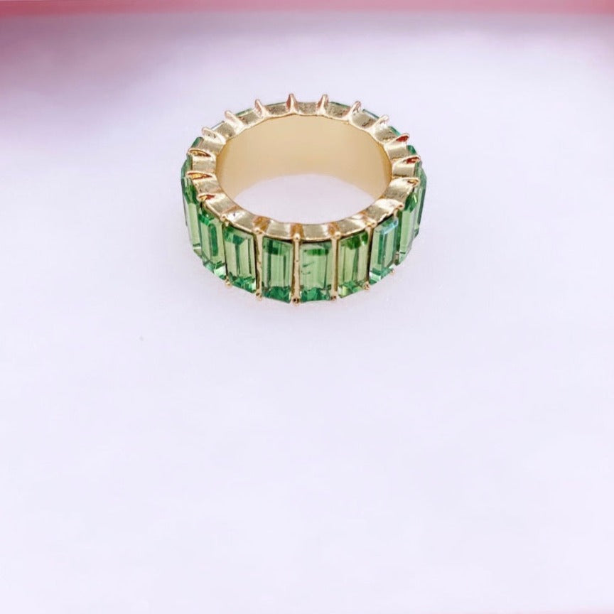 Green Eternity Ring