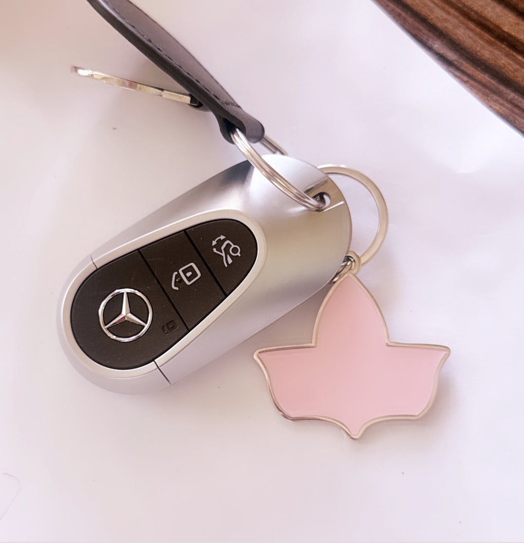 AKA Ivy Leaf Double-Sided Enamel Keychain