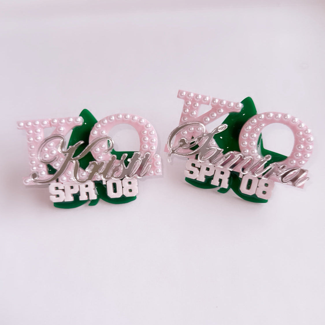 Custom Name Brooch with Ivy