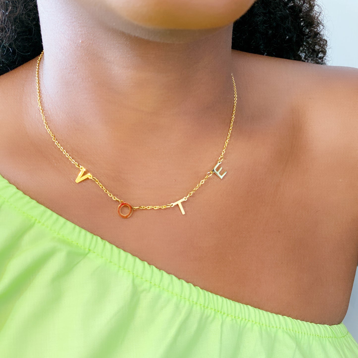 VOTE Stainless Steel Necklace