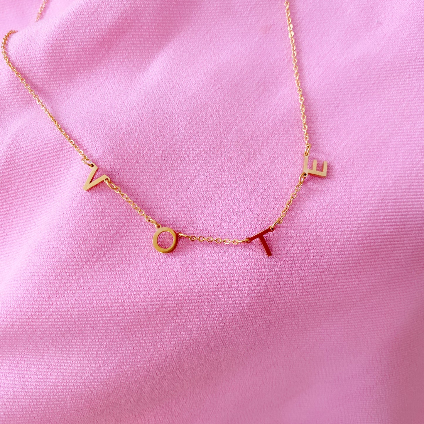 VOTE Stainless Steel Necklace