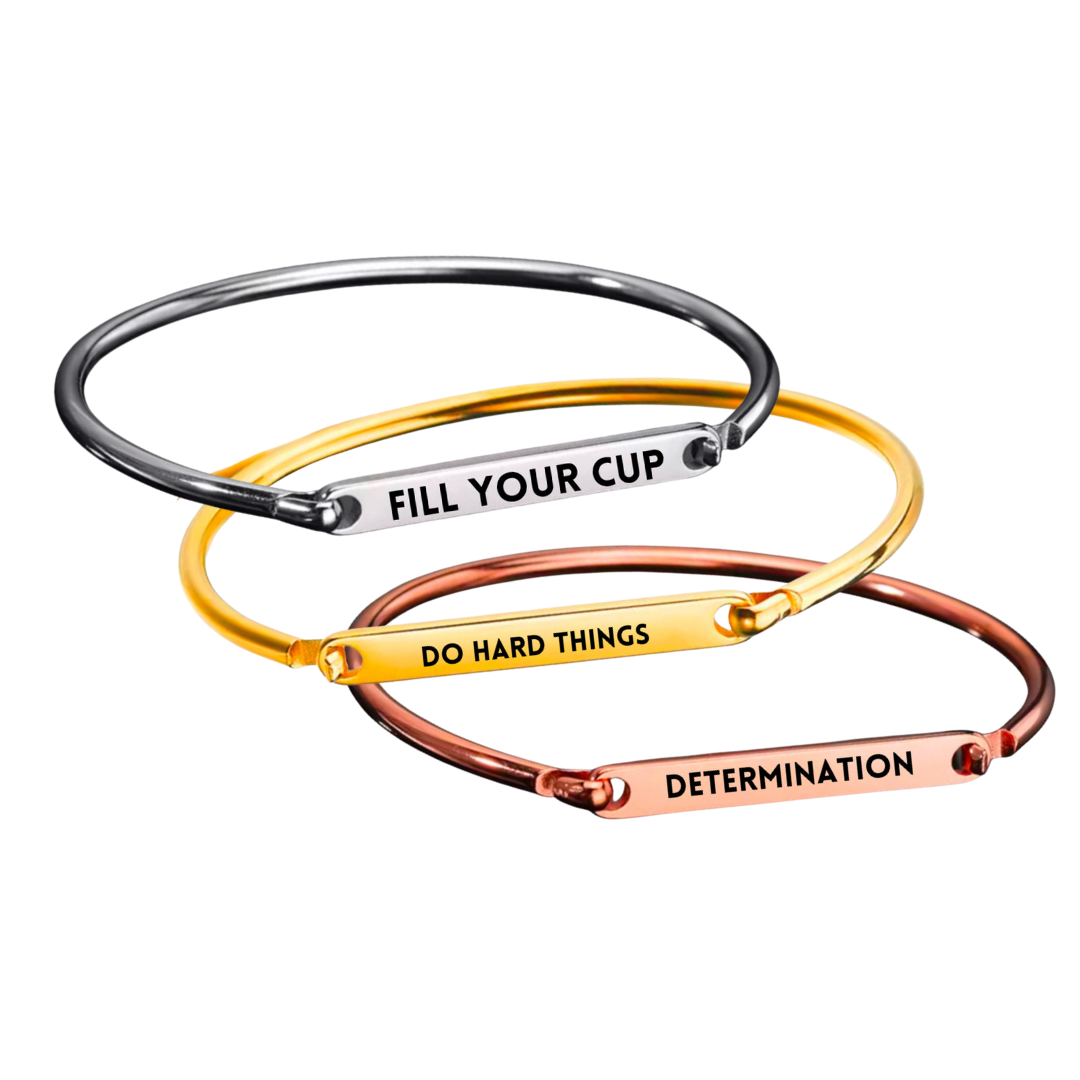 Personalized Stainless Steel Word-of-the-Year Jewelry